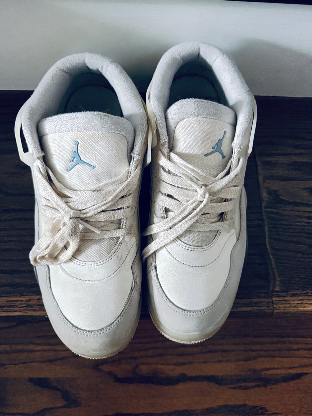 Nike Air Jordan 4 RM Men’s Sneakers White/Light Blue Size 11 – IR8857-141